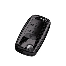 Load image into Gallery viewer, ABS Carbon Fiber Car Key Case Cover Protected Fob For VW Volkswagen Tiguan MK2 For SEAT Ateca Leon FR 2 Ibiza