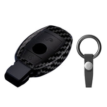 Load image into Gallery viewer, ABS Carbon Fiber Car Key Case Cover Shell For Mercedes Benz A B C E Class GLS GLA GLK GLC CLS CLA AMG W204 W205 W212 W463 W176