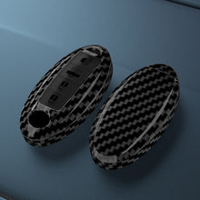 Load image into Gallery viewer, ABS Carbon Fiber Car Key Case Cover For Nissan Qashqai X-Trail T32 T31 Juke J10 J11 Kicks Tiida Pathfinder Note Infiniti