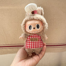 Load image into Gallery viewer, Doll Chef's Hat for 17cm Labubu 10cm Cotton Doll Color Match Head Cover Kawaii Cute Doll Accessories Kids Girls Toys