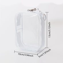 Load image into Gallery viewer, For 17cm Labubu V2 V3 15cm Cotton Doll Outfit Crossbody Pain Bag PVC Storage Bag Dolls Display Bag