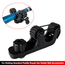 Load image into Gallery viewer, Kayak Paddle Holder Extend Kayak Track Mount for Holding Standard Paddle Kayak Oar Holder Rail Accessories 