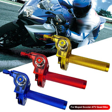 Load image into Gallery viewer, 22mm CNC Aluminum Motorcycle Accelerator Throttle Twist Grips Handlebars For Moped Scooter ATV Quad Bike