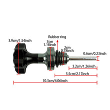 Load image into Gallery viewer, Aluminum Motorcycle Scooter Engine Oil Dipstick Filler Cap Plug Engine Crankcase Oil Level Gauge