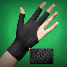 Load image into Gallery viewer, 1PC Professional High-Elasticity Billiards Gloves For Left Hand Anti-Slip Breathable Three-Finger Snooker Gloves Billiards Accessories