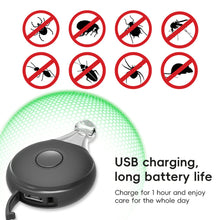 Load image into Gallery viewer, 1PC Pet Ultrasonic Insect Repellent Portable Electronic Flea Tick Insect Louse Repellent USB Charging