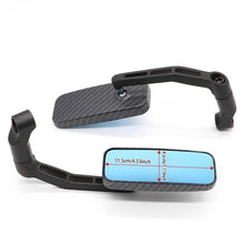 Load image into Gallery viewer, Pair Adjustable Motorcycle Side Mirror Anti-Glare Rearview Mirror With 8mm/ 10mm Threads For Honda Kawasaki Suzuki