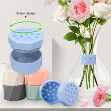 Load image into Gallery viewer, Silicone Spiral Flower Arranger Rotatable Home Decoration Vase Flower Arranger Vase Flower Arrangement Auxiliary Tool