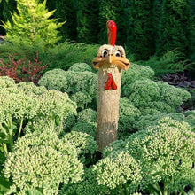 Load image into Gallery viewer, Outdoor Decoration Ostrich Head Courtyard Statue Resin Crafts Garden Floor Insertion Creative Scene Horticultural Ornament