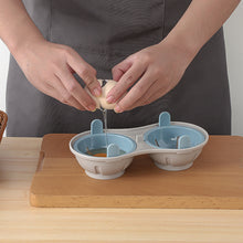 Load image into Gallery viewer, Steamer Manual Household Kitchen Microwave Oven Egg Cooker Microwave Oven Egg Cooking Box