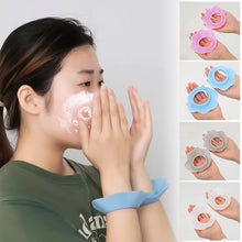 Load image into Gallery viewer, Silicone Makeup Remover Waterproof Wrist Strap Anti Drip Face Wash Anti Moisture Cuffs Children Adult Anti Splash Wristbands