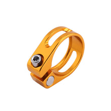 Load image into Gallery viewer, Aluminum Alloy Bicycle Seat Post Clamp Bolt Screw Lock 28.6mm Saddle Seatpost Tube Clamp For MTB Road Bike Fixed Gear