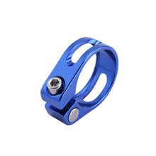 Load image into Gallery viewer, Aluminum Alloy Bicycle Seat Post Clamp Bolt Screw Lock 28.6mm Saddle Seatpost Tube Clamp For MTB Road Bike Fixed Gear