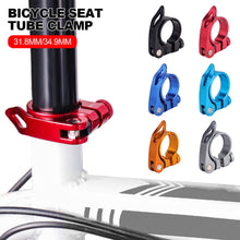 Load image into Gallery viewer, Super Light Bicycle Seat Post Clamp CNC Alloy Saddle Seat Post Clamp Titanium for 27.2/30.8/31.6mm Mountain Bike Seatpost