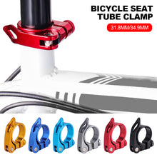 Load image into Gallery viewer, Super Light Bicycle Seat Post Clamp CNC Alloy Saddle Seat Post Clamp Titanium for 27.2/30.8/31.6mm Mountain Bike Seatpost