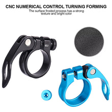 Load image into Gallery viewer, Super Light Bicycle Seat Post Clamp CNC Alloy Saddle Seat Post Clamp Titanium for 27.2/30.8/31.6mm Mountain Bike Seatpost
