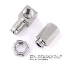 Load image into Gallery viewer, Universal 90 Degree Design O2 Oxygen Sensor Adapter Extender Bung Extension Catalytic Converter O2 Oxygen Sensor Spacer For Off Road Vehicles