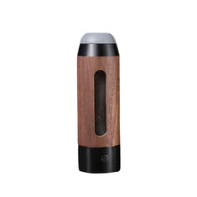 Load image into Gallery viewer, Car Walnut Ashtray Handmade Environmental Driving Cigarette Holder USB Charge Anti Fly Ash Portable Creative Ashtray Smoking Accessories