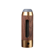 Load image into Gallery viewer, Car Walnut Ashtray Handmade Environmental Driving Cigarette Holder USB Charge Anti Fly Ash Portable Creative Ashtray Smoking Accessories