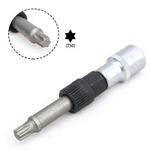 Load image into Gallery viewer, T50 Alternator Pulley Socket Drill Bit Wrench Tool With 33 Teeth Alternator Pulley Center Bolt Remover Socket Wrench Tool