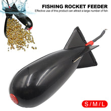 Load image into Gallery viewer, Fishing Rocket Feeder Spod Bomb Carp Fishing Rocket Feeder Float Lure Bait Holder Pellet Rocket Feeder Gear Accessories