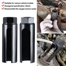 Load image into Gallery viewer, 22mm 1/2" Drive European Standard Car Oxygen Vacuum Lambda Sensor Removal Socket Kit CR-V Steel 8mm 16mm Slot Car Tools