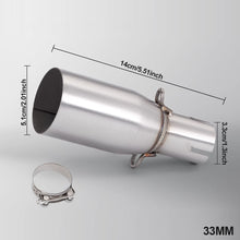 Load image into Gallery viewer, Motorcycle Modification Exhaust Pipe Middle Section 28-45mm Adapter 51mm Exhaust Section Non-destructive Install