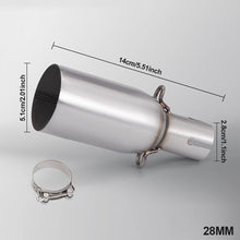 Load image into Gallery viewer, Motorcycle Modification Exhaust Pipe Middle Section 28-45mm Adapter 51mm Exhaust Section Non-destructive Install