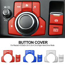 Load image into Gallery viewer, 2Pcs/7Pcs Aluminum Electronic Parking Brake Automatic Parking Button Cover For Mazda3 ATENZA CX-5 CX-4 CX-8 Right Hand Drive Mode