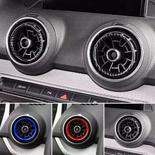 Load image into Gallery viewer, 4Pcs Car Air Outlet Cover Decoration Ring Stickers Decal Instruments for Audi A3 S3 Q2 2014-2020 Auto Interior Accessories
