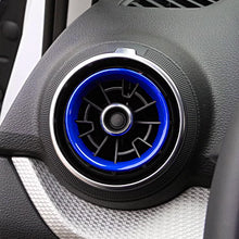 Load image into Gallery viewer, 4Pcs Car Air Outlet Cover Decoration Ring Stickers Decal Instruments for Audi A3 S3 Q2 2014-2020 Auto Interior Accessories