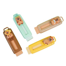 Load image into Gallery viewer, Kawaii Push Pull Capybara Eraser Soft School Supplies Clean Mess Free Stationary Office Student Rubber Eraser For Kids Gift