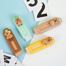 Load image into Gallery viewer, Kawaii Push Pull Capybara Eraser Soft School Supplies Clean Mess Free Stationary Office Student Rubber Eraser For Kids Gift
