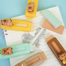 Load image into Gallery viewer, Kawaii Push Pull Capybara Eraser Soft School Supplies Clean Mess Free Stationary Office Student Rubber Eraser For Kids Gift