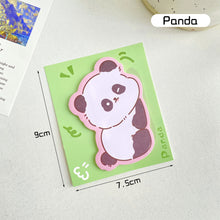 Load image into Gallery viewer, Cute Animal Sticky Notes Cute Cartoon Memo Pad Ins Kawaii Stationery Posted Tabs Its Memo Message Paper School Supplies