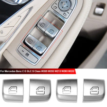 Load image into Gallery viewer, Car Master Passenger Door Window Switch Button Cover Cap Replacement For Mercedes Benz C E GLC S Class W205 W253 W213 W293 W222