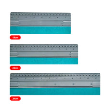 Load image into Gallery viewer, Car Film Vinyl Measurement Ruler Squeegee Suede Felt Edge Wrapping Applicator with Ruler Wrap Window Film