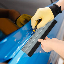 Load image into Gallery viewer, Car Film Vinyl Measurement Ruler Squeegee Suede Felt Edge Wrapping Applicator with Ruler Wrap Window Film