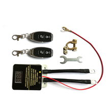 Load image into Gallery viewer, 12V Car Wireless Remote Control Battery Cutoff Switch Disconnect Auto Relay LED Display Anti-loss Power Off Leakage Protector