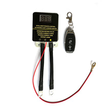 Load image into Gallery viewer, 12V Car Wireless Remote Control Battery Cutoff Switch Disconnect Auto Relay LED Display Anti-loss Power Off Leakage Protector