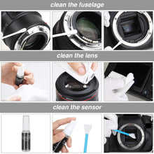 Load image into Gallery viewer, 47Pcs Camera Cleaner Kit DSLR Lens Digital Camera Sensor Cleaning Set for Sony Fujifilm Nikon Canon SLR DV Cameras Clean Kit