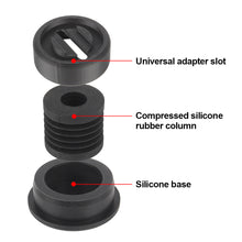 Load image into Gallery viewer, 4Pcs 3D Printer Anti Vibration Feet Pad Anti-slip Anti-Shock Dust-proof Rubber Foot Pad For Bambu Lab P1P/P1S/X1/X1C/A1/A1 min Bamboo