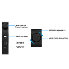 Load image into Gallery viewer, Motorcycle Handlebar Control Bluetooth Wireless Hands-free Calls Remote Control Bike Handlebar Media Contrl for Bicycle Car