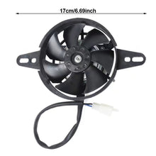 Load image into Gallery viewer, 12V Motorcycle Cooling Fan Oil Cooler Engine Electric Radiator For Honda Suzuki Kawasaki ATV Accessories