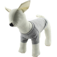 Load image into Gallery viewer, L-2XL Solid Color Dog T-Shirt Summer Cotton Dog Vest Breathable Soft Shirt for Small Medium Large Dogs