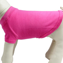 Load image into Gallery viewer, L-2XL Solid Color Dog T-Shirt Summer Cotton Dog Vest Breathable Soft Shirt for Small Medium Large Dogs