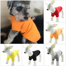 Load image into Gallery viewer, 2XL-4XL Solid Color Dog T-Shirt Summer Cotton Dog Vest Breathable Soft Shirt for Small Medium Large Dogs