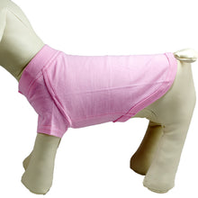 Load image into Gallery viewer, M-XL Solid Color Dog T-Shirt Summer Cotton Dog Vest Breathable Soft Shirt for Dachshund Dog