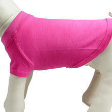 Load image into Gallery viewer, M-XL Solid Color Dog T-Shirt Summer Cotton Dog Vest Breathable Soft Shirt for French Bulldog English Bulldog
