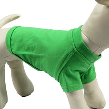 Load image into Gallery viewer, M-XL Solid Color Dog T-Shirt Summer Cotton Dog Vest Breathable Soft Shirt for French Bulldog English Bulldog